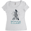 best dad in the galaxy Women's Triblend Scoop T-shirt
