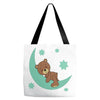 brown sleep Tote Bags