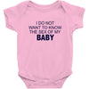jacksons button Baby Bodysuit