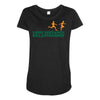 long distance relationship Maternity Scoop Neck T-shirt
