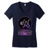 galaxy sos Women's V-Neck T-Shirt