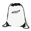 bike evolotions Drawstring Bags