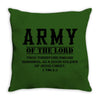 Army Of The Lord Christian T Shirts Bible Verse Throw Pillow