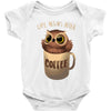 owl coffee Baby Bodysuit