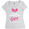 I'm Your Father's Day Gift Mom Says You're Welcome Baby Girl Women's Triblend Scoop T-shirt