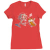 zombie ice cream art Ladies Fitted T-Shirt