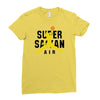Super Saiyan Air Ladies Fitted T-Shirt