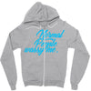 normal people wassy me Zipper Hoodie