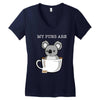 my puns are Women's V-Neck T-Shirt
