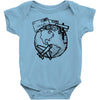 explore, travel, live and love life Baby Bodysuit