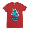 reptar on ice Ladies Fitted T-Shirt