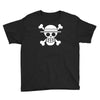 onepiece  straw hat crew flag luffy pirates anime Youth Tee