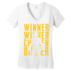 winner winner chicken dinner 3y Women's V-Neck T-Shirt