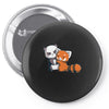 panda hug Pin-back button