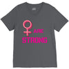 Women's March We are Strong V-Neck Tee