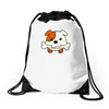mobbu puppy Drawstring Bags