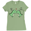 t rex problems Ladies Fitted T-Shirt