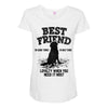Best Friend Golden Maternity Scoop Neck T-shirt
