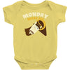 monday needs me Baby Bodysuit