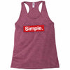 simple red Racerback Tank