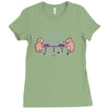 bear pong! Ladies Fitted T-Shirt