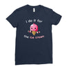 i do it for the ice cream Ladies Fitted T-Shirt