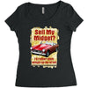 sell midget ideal christmas gift or present Women's Triblend Scoop T-shirt