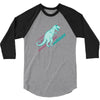 ask me about dinosaurs 3/4 Sleeve Shirt