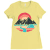 camp river Ladies Fitted T-Shirt