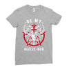 be my beelze bud Ladies Fitted T-Shirt