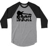 rock t shirt rock music guitar tshirt shirt ladies tee woman top,, 3/4 Sleeve Shirt