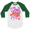 donut ghost baking 3/4 Sleeve Shirt