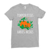 pumpkin kisses Ladies Fitted T-Shirt