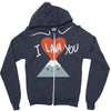 I love you Zipper Hoodie