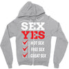 Sex Yes Please Zipper Hoodie