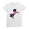 Unicorn Galaxy Ladies Fitted T-Shirt