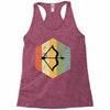 vintage sagittarius Racerback Tank