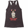 busy doing nothing Racerback Tank