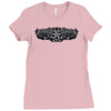pinstripe 2 skull humor funny Ladies Fitted T-Shirt