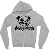 angry panda Zipper Hoodie