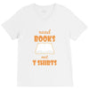 humor book t shirt V-Neck Tee