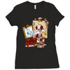 triple beagle portrait Ladies Fitted T-Shirt