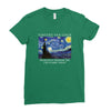 Vincent Van Gogh The Starry Night Ladies Fitted T-Shirt