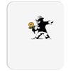 banksy flower Mousepad