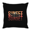 Sunset Throw Pillow