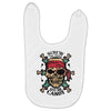 pirate zombie skull Baby Bibs