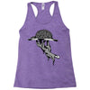 zombie eating brains Racerback Tank
