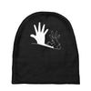 shadow puppet rabbit Baby Beanies