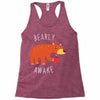 bearly awake Racerback Tank