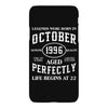 legends were born in october genuıne 1996 qualıty one kind of aged l iPhoneX